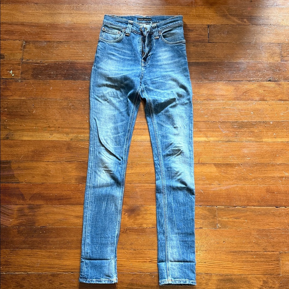 Nudie Jeans Women's Skinny Blue Denim